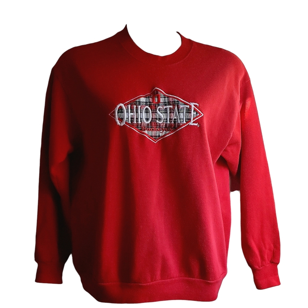 Vintage Ohio State Buckeyes Sweatshirt Red L